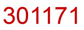 Número 301171 imagen rojo