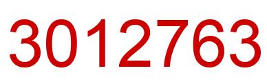 Number 3012763 red image