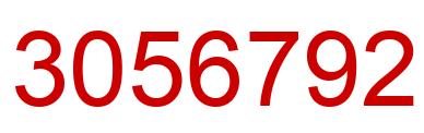 Number 3056792 red image