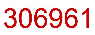 Number 306961 red image
