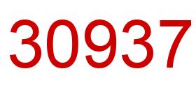 Number 30937 red image