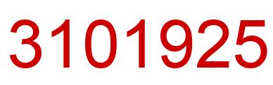 Number 3101925 red image