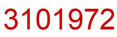 Number 3101972 red image