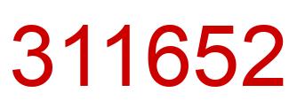Número 311652 imagen rojo