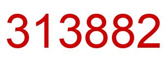 Number 313882 red image