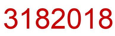 Number 3182018 red image