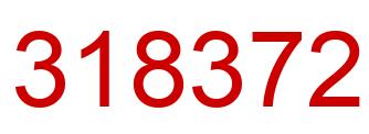 Number 318372 red image