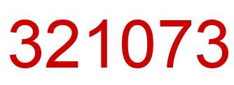 Número 321073 imagen rojo