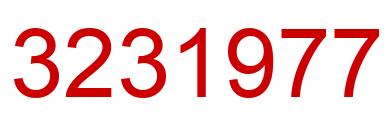 Número 3231977 imagen rojo