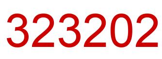Number 323202 red image