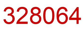 Number 328064 red image
