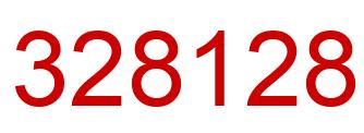 Number 328128 red image