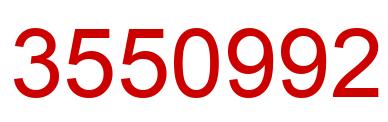 Número 3550992 imagen rojo
