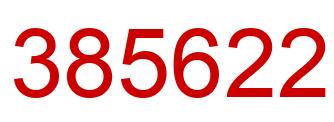 Number 385622 red image