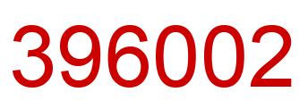 Number 396002 red image