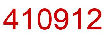 Number 410912 red image