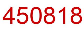 Number 450818 red image