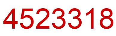 Number 4523318 red image