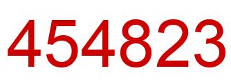 Number 454823 red image