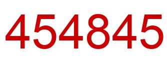 Number 454845 red image