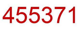 Número 455371 imagen rojo