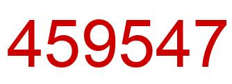 Number 459547 red image