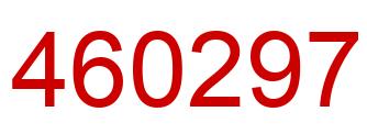 Number 460297 red image