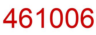 Número 461006 imagen rojo