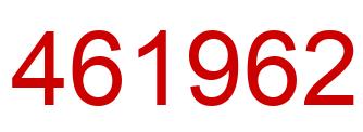 Number 461962 red image
