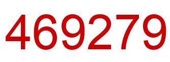 Número 469279 imagen rojo