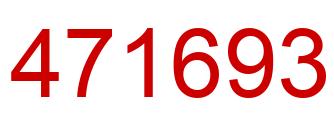 Number 471693 red image