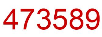 Number 473589 red image
