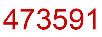 Number 473591 red image