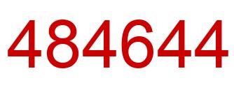 Number 484644 red image