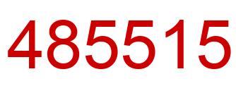 Number 485515 red image