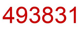 Number 493831 red image