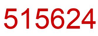 Number 515624 red image