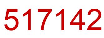 Número 517142 imagen rojo
