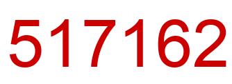 Number 517162 red image