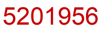 Number 5201956 red image