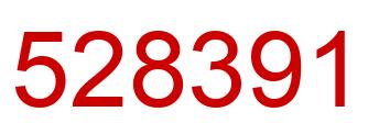 Number 528391 red image