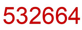 Number 532664 red image