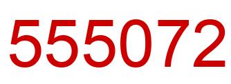 Number 555072 red image