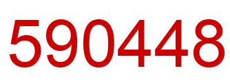 Number 590448 red image