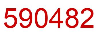 Number 590482 red image