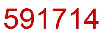 Number 591714 red image