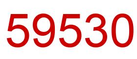 Número 59530 imagen rojo