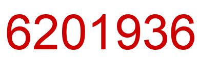 Number 6201936 red image