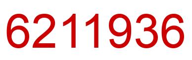 Number 6211936 red image