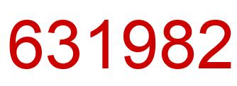 Número 631982 imagen rojo